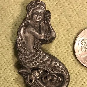 Pewter Mermaid Jewelry Set & Trinket Box